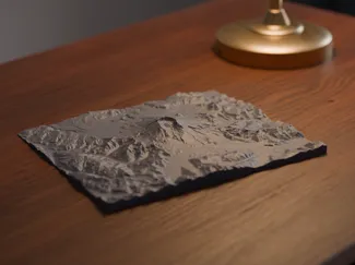 Mount St. Helens Topographic map
