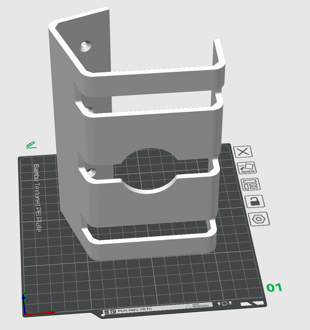 Miniatura 3 do modelo 3D Modular cable organizer