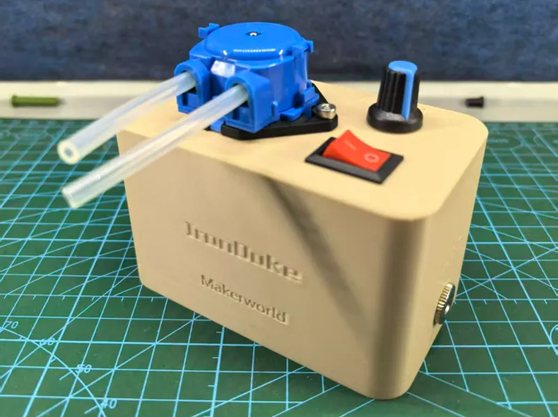 Mini 3D Printed Peristaltic Pump Station