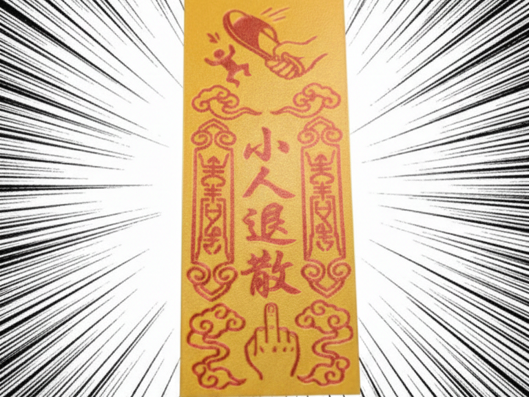 打小人 小人退散符