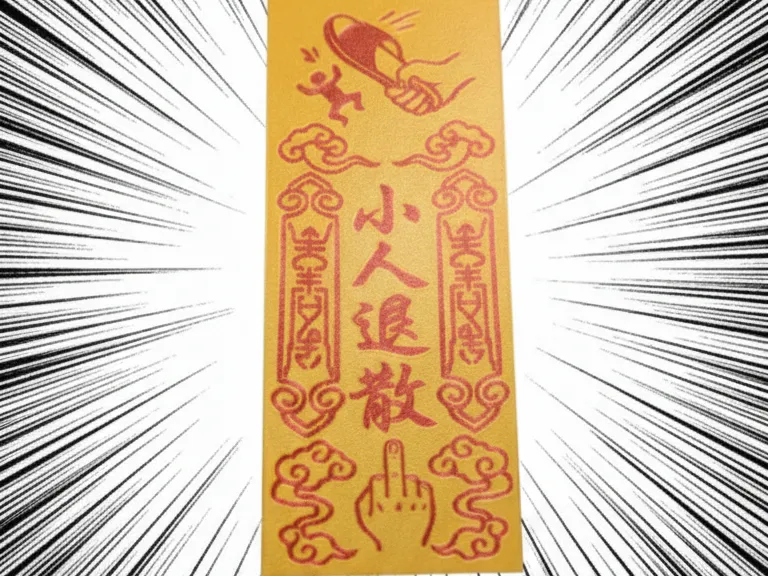 打小人 小人退散符