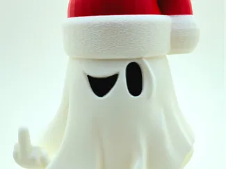 Christmas Ghostly Attitude