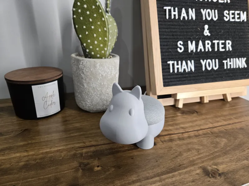 Cute Hippo Google Home Mini / Nest Mini Holder