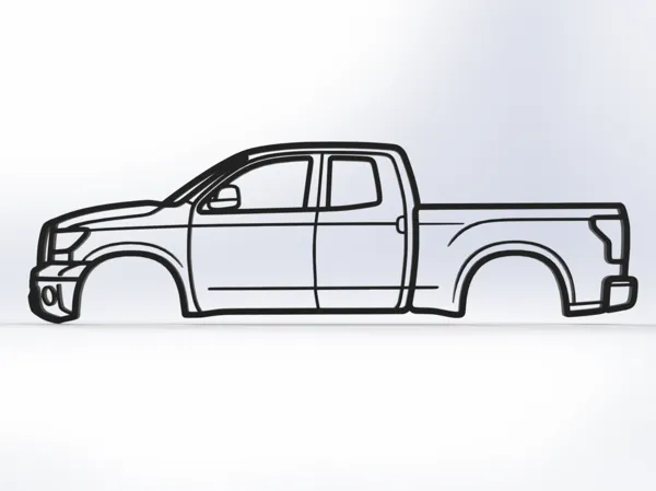 Déco murale Toyota Tundra 2e génération
