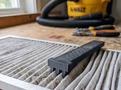 HVAC Rake Cleaning Tool for Washable Air Filters