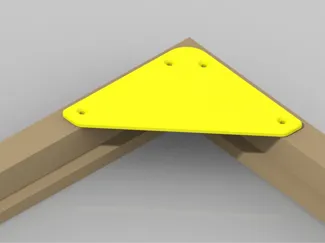 Photo Picture Frame Corner Support Repair