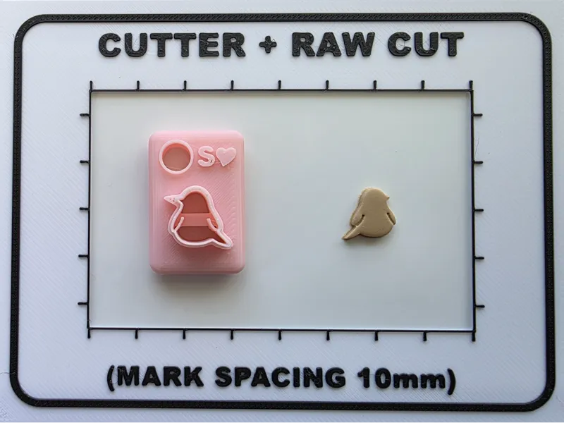 Polymer Clay Cutter – Fat Bird 3 