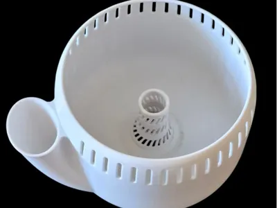 Vortex strawberry washer