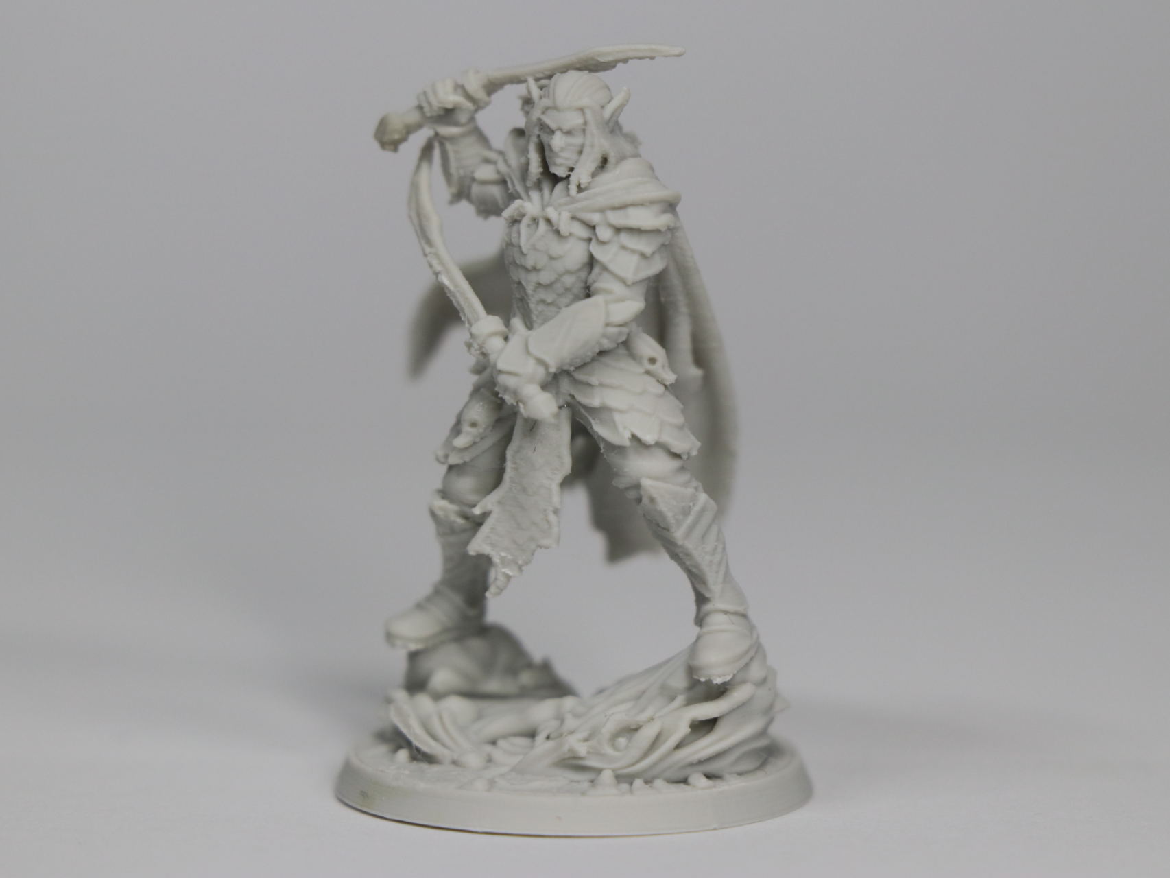 Druid/Ranger Elf Male D&D Miniature (45mm)