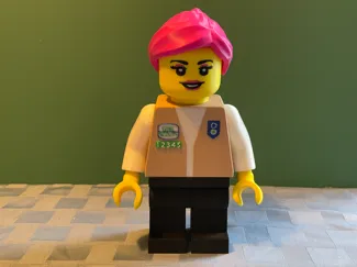Girl Scout Big Brick Figure (6:1) Custom Troop #
