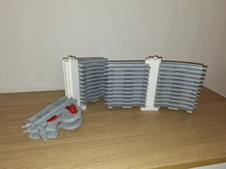 Duplo brick track organizer