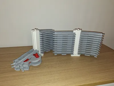 Duplo brick track organizer