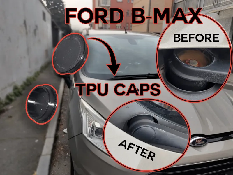 Windshield wiper caps for B-max Ford car