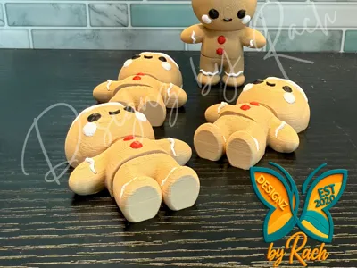 Gingerbread Dude Fidget Toy – Sweetly Squishy