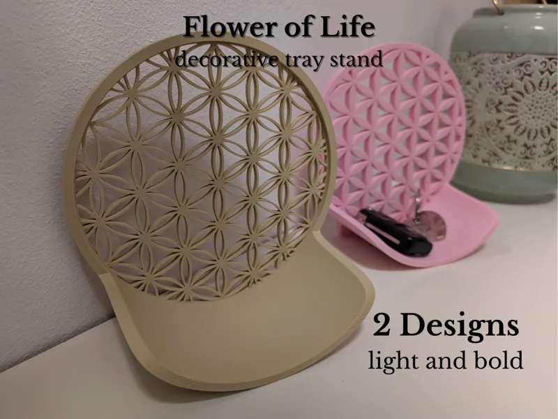 Flower of Life Decorative Storage Tray - 2 Designs