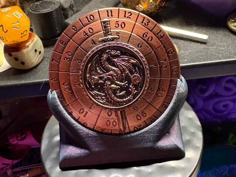 DnD Dice Spinner Stand