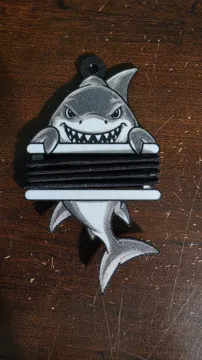 Accesorio para sujetar ligas de cabello: Shark Hair Tie Holder Keychain — vista de referencia 3