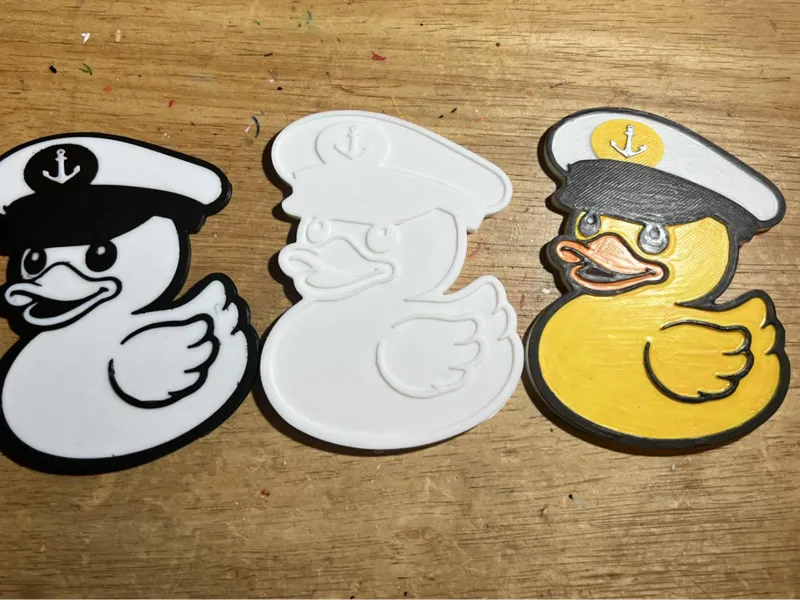 color me captain rubber duck
