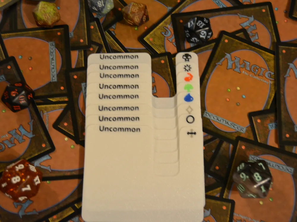 MTG-Landscape Rarity (Color) Dividers by Nor Designs MakerWorld ...