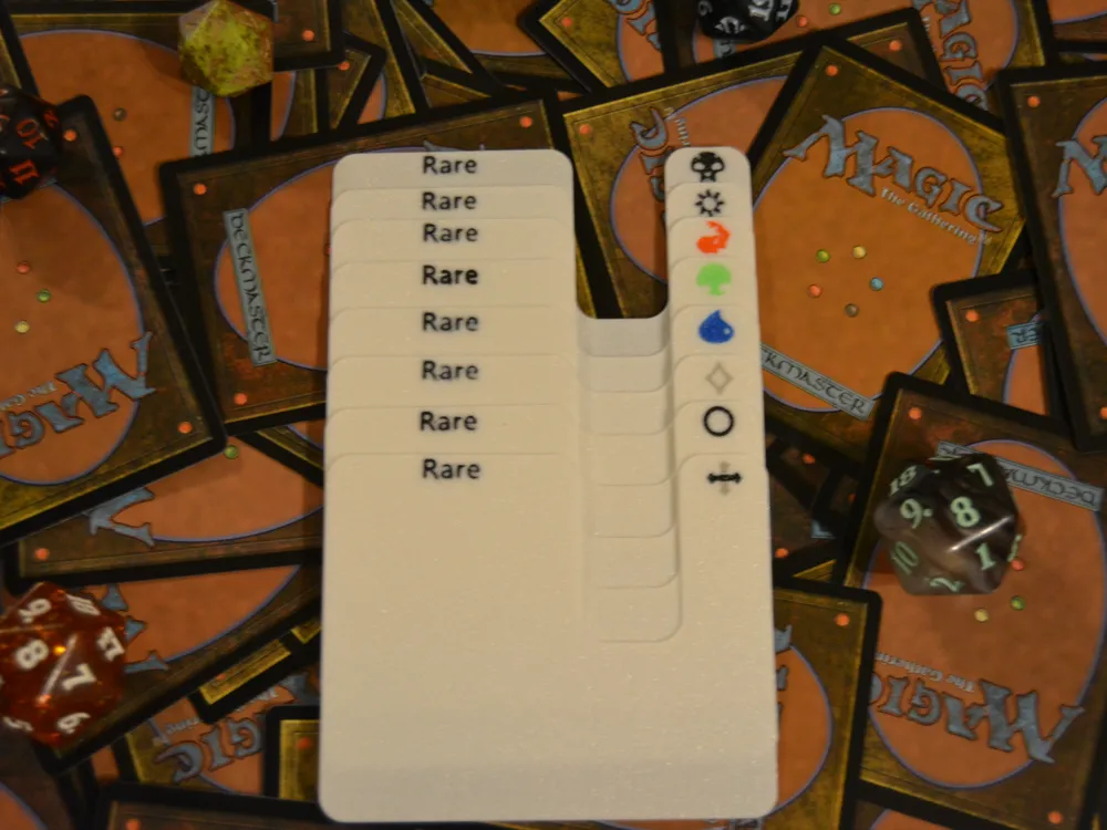 MTG-Landscape Rarity (Color) Dividers by Nor Designs MakerWorld ...
