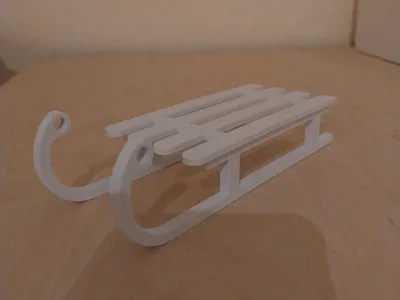 Christmas decoration sleigh