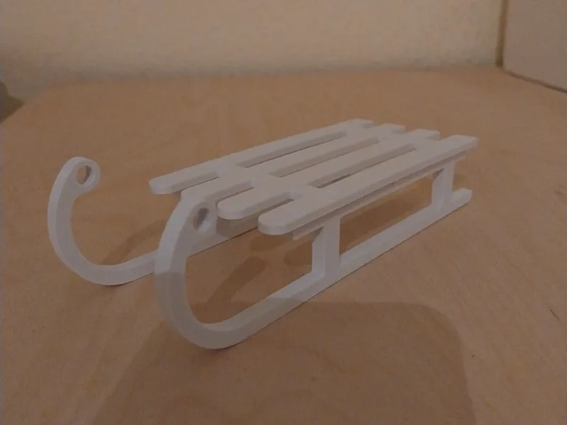 Christmas decoration sleigh