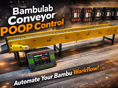 WIFI Smart Poop Conveyor for Bambu Lab P1S/P2S