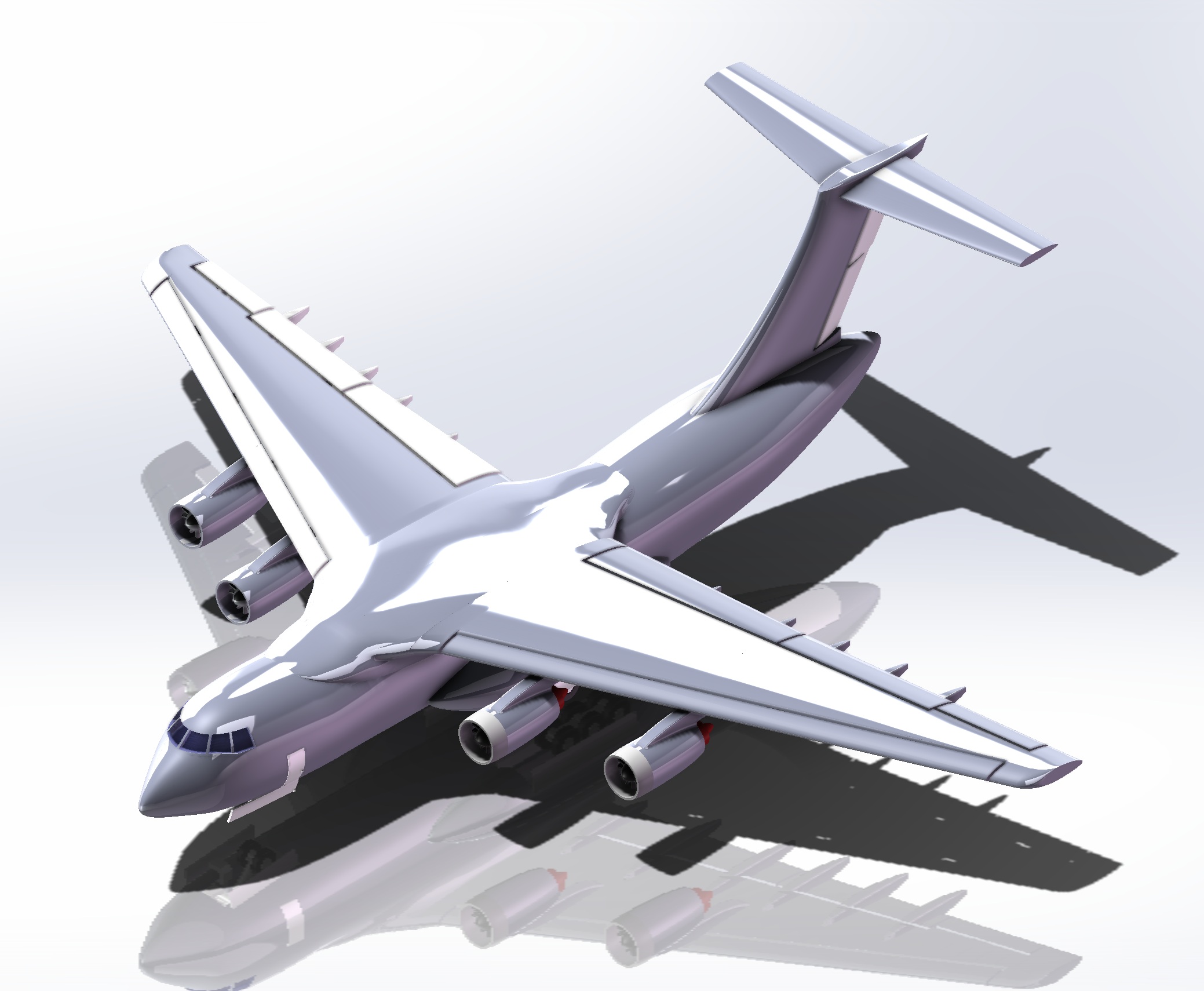 Miniatura 2 do modelo 3D 运20B_大尺寸长约400mm,收放起落架，收放尾门，可开前门，高还原，襟翼等均可动，高可玩性