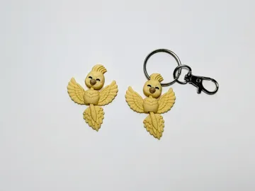 Objeto manipulable: Articulated Cockatoo - Strong Joints — vista de referencia 3
