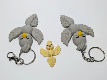 Objeto manipulable: Articulated Cockatoo - Strong Joints — vista de referencia 4