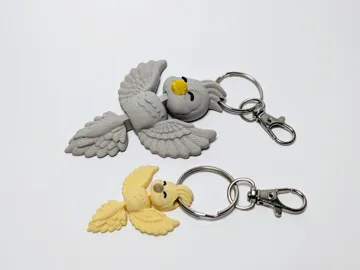 Objeto manipulable: Articulated Cockatoo - Strong Joints — vista de referencia 5