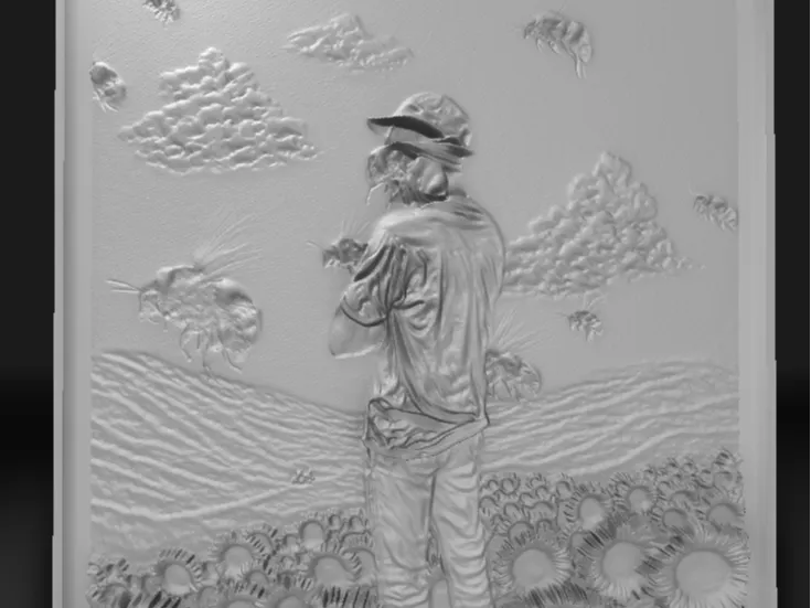 Tyler the Creator "Flower Boy" album wall art