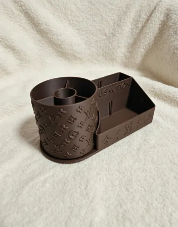 Modelo para impresión 3D: LV旋转桌面收纳 — vista de referencia 3