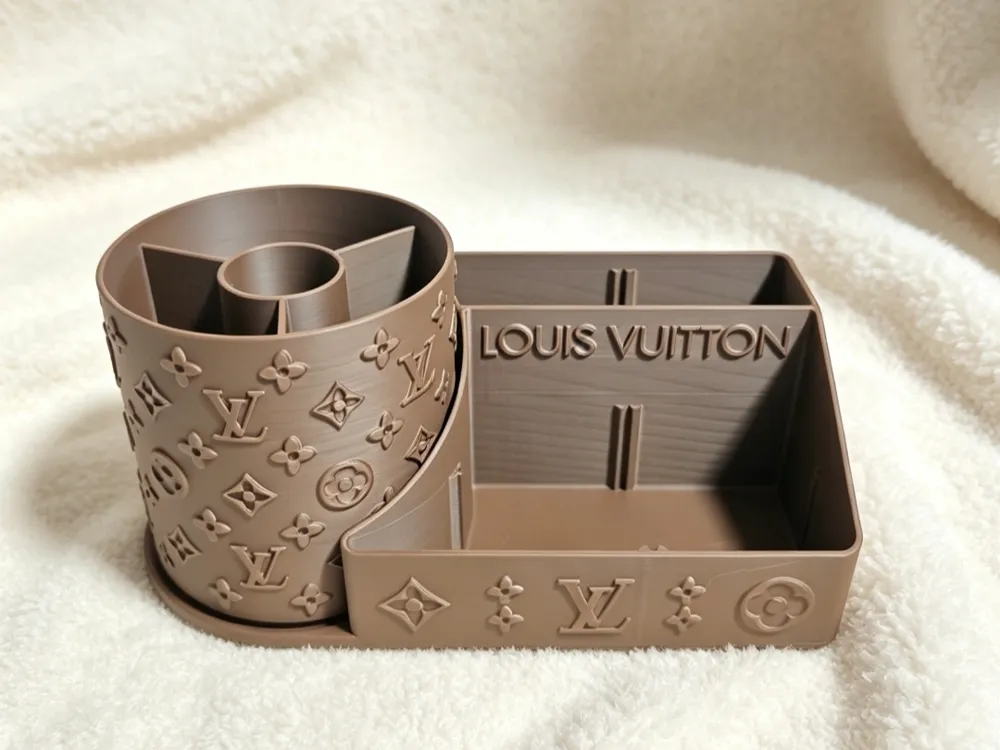 Modelo para impresión 3D: LV旋转桌面收纳. Referencia del modelo original.