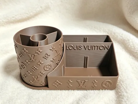 Modelo para impresión 3D: LV旋转桌面收纳 — referencia de MakerWorld