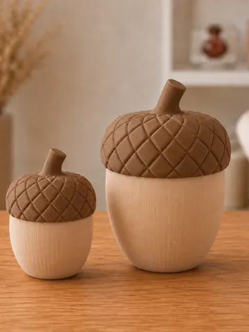 Accesorio para impresora 3D: Decorative Acorn – Fuzzy Skin Top | No AMS | — vista de referencia 2