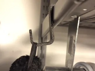 Side hook for elfa or similar