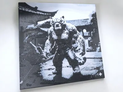 Shadow Oni - Wall art