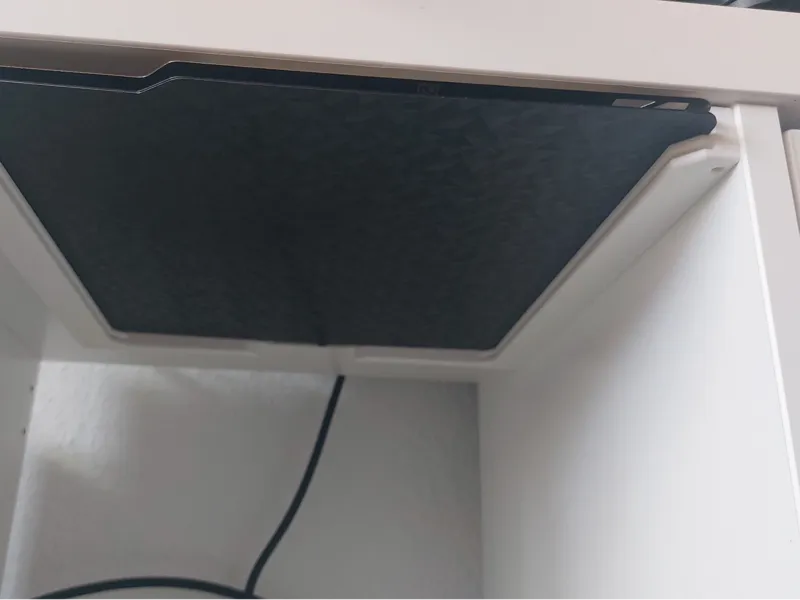 Hanging Build Plate Holder (under Desk / Shelf)