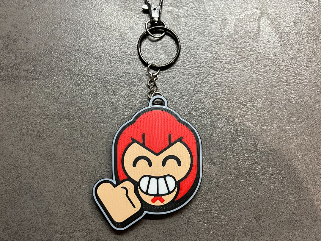 Colt-inspired keychain, BrawlStars 