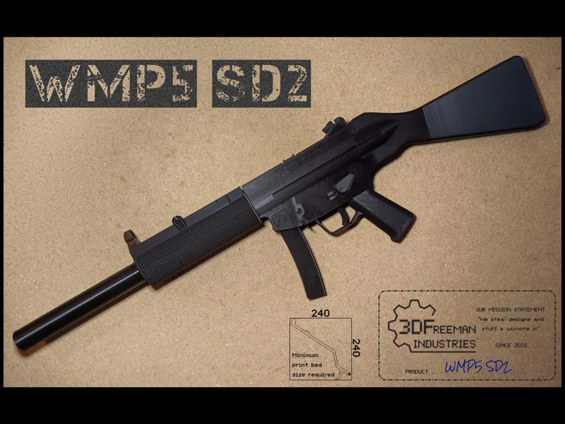 WMP MP5 SD2 - Wiimote & Nunchuck compatible