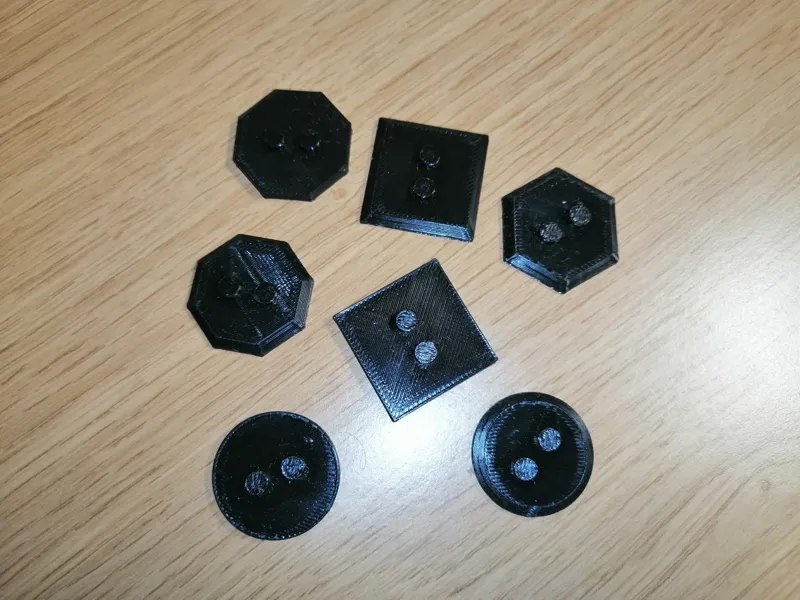 Custom minifigures base plate different shapes