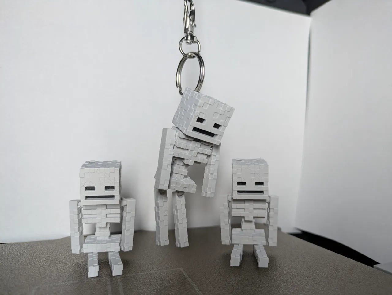 Minecraft Skeleton -Print in place Articulated view 3
