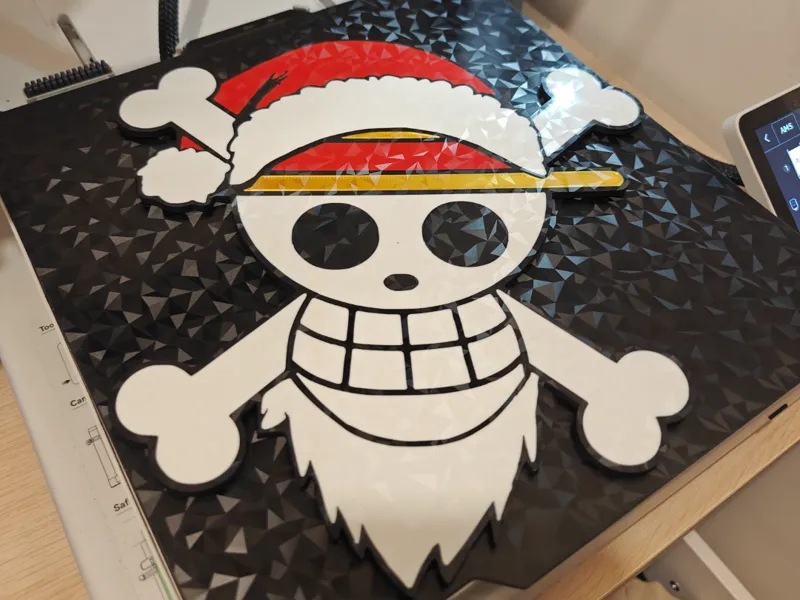 Christmas Santa Luffy de NOEL Onepiece jollyroger 