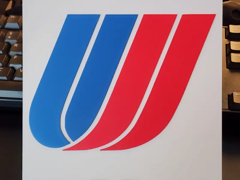 United Airlines Logo Tile