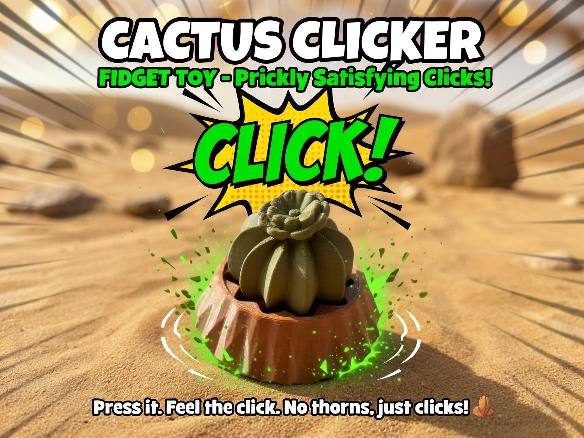 Cactus Fidget Clicker