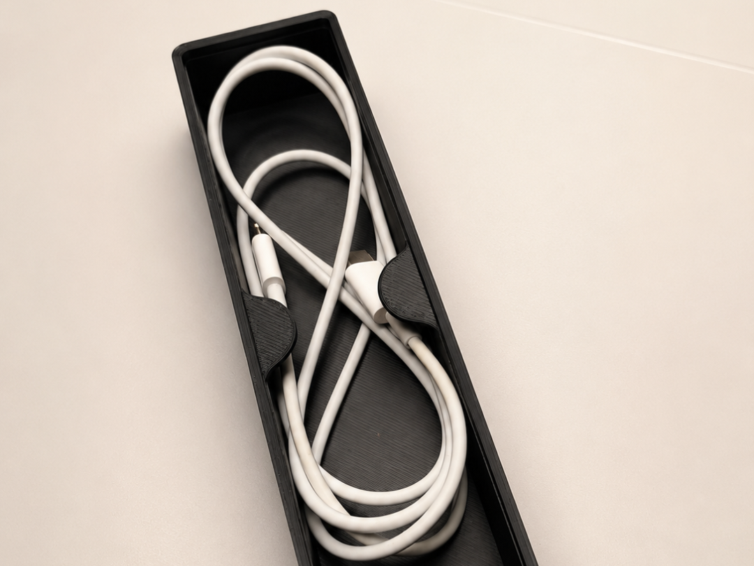 Gridfinity Cable Holder 1x4 - USB Cable Organizer
