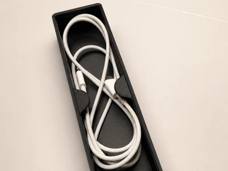 Gridfinity Cable Holder 1x4 - USB Cable Organizer