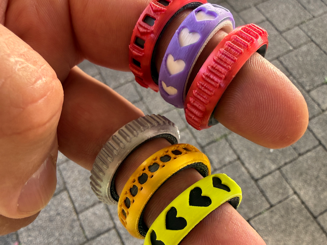 Drehbare Fidget Ringe | SpinCore Collection