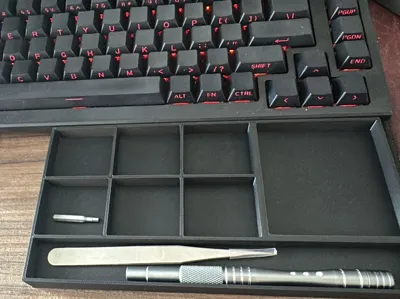 Screw and tool organizer tray